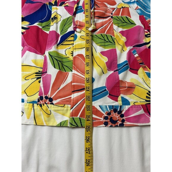Coldwater Creek Floral Jacket Large - Picture 7 of 9